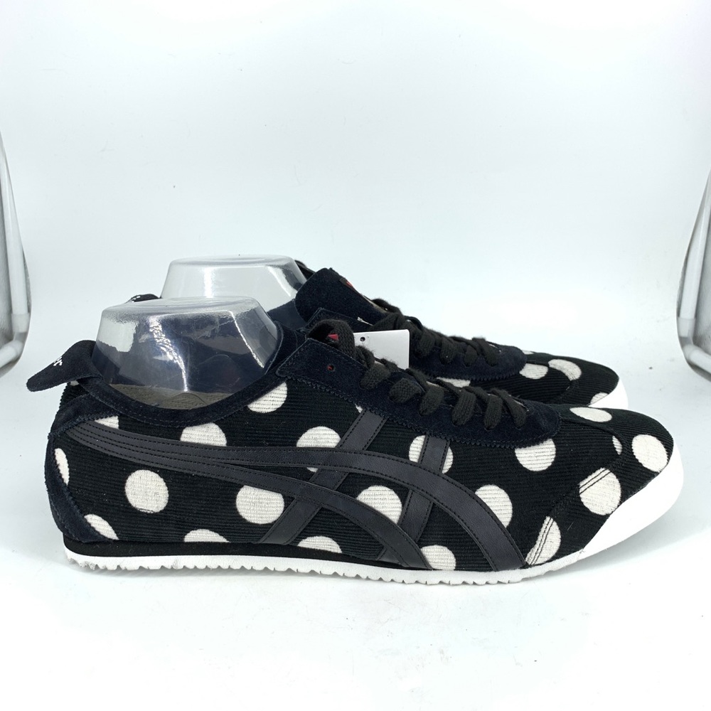 Onitsuka Tiger Asics Men 46 US 11.5 Sneakers Shoe Black White Corudory Polka Dot